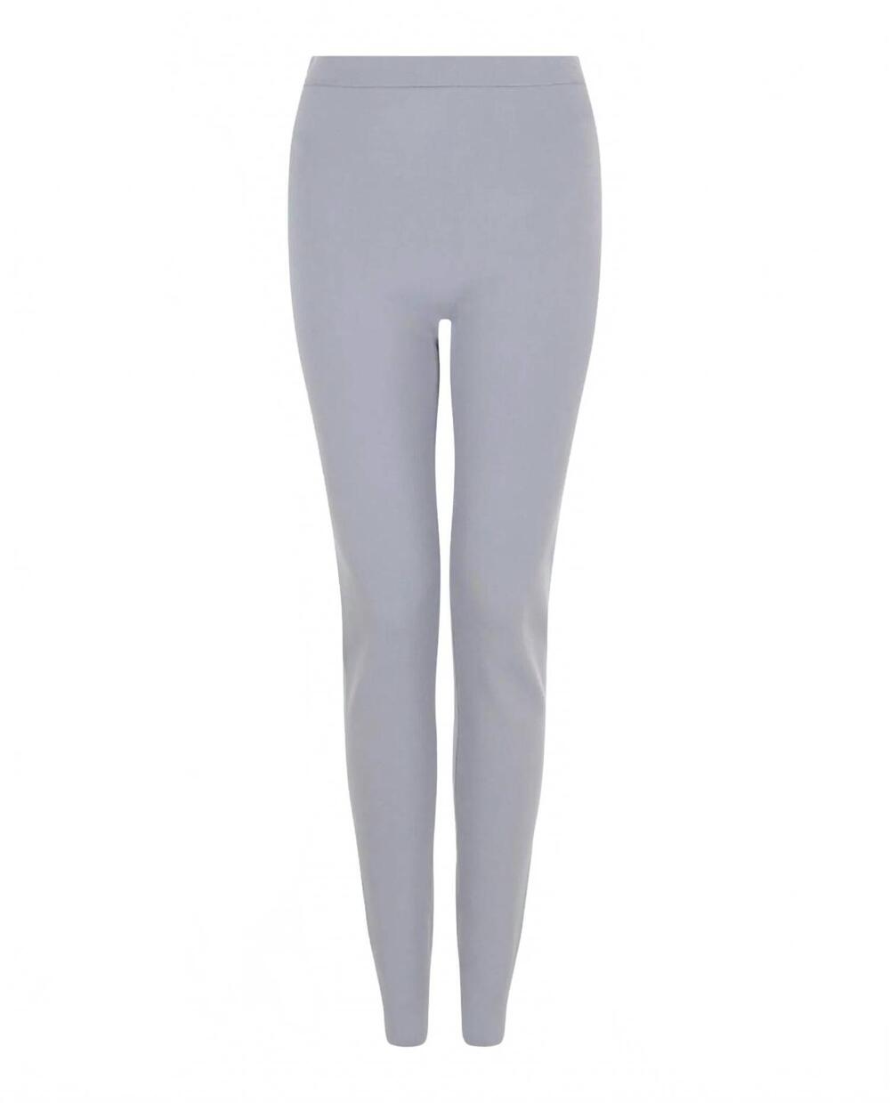 NEW SALVATORE FERRAGAMO women's slim knit pants in grey
